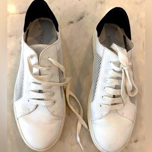 Vince Anette Mixed-Media Leather Sneaker 8.5